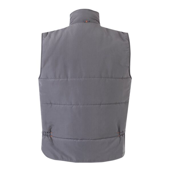 VL NERGAL. Padded vest, two-tone, multi-pocket (120g/m²), in polyester (100%)