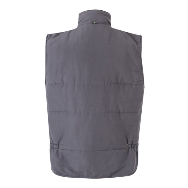 VL NERGAL. Padded vest, two-tone, multi-pocket (120g/m²), in polyester (100%)