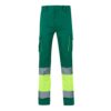 VL ZEUS. Two-tone, multi-pocket stretch trousers (240g/m²), in cotton (46%), EME (38%) and polyester (16%)