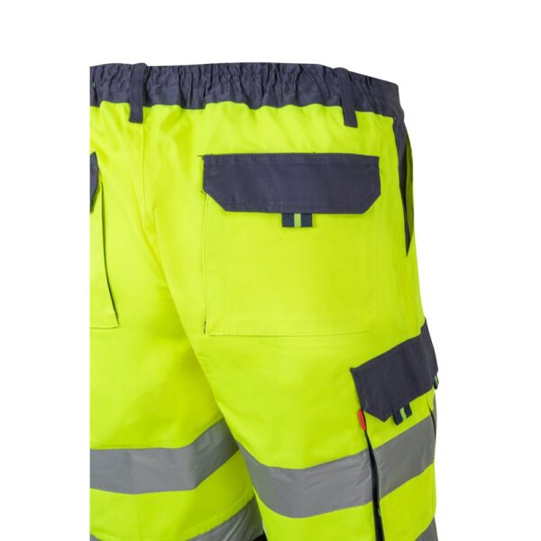 VL HADES. Two-tone multi-pocket Bermuda shorts (210g/m²), in cotton (20%) and polyester (80%)
