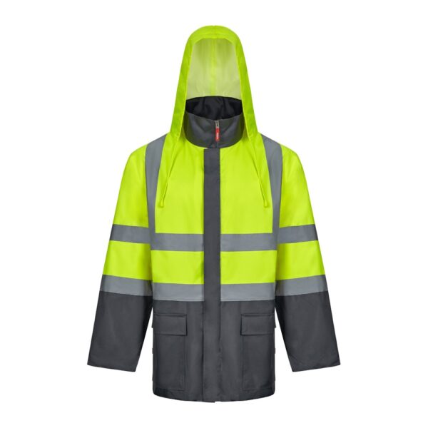 VL JUNO LARGE. Two-tone 4-in-1 parka (180g/m²), in polyester (100%) with PU coating