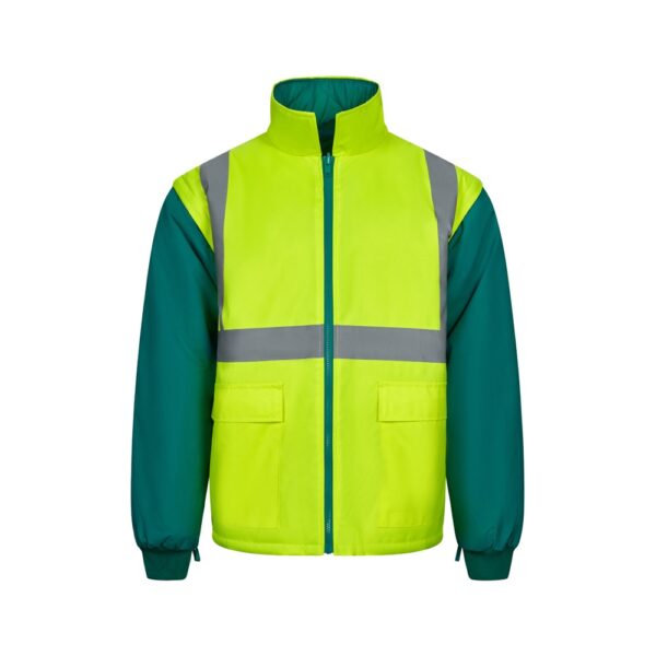 VL JUNO LARGE. Two-tone 4-in-1 parka (180g/m²), in polyester (100%) with PU coating