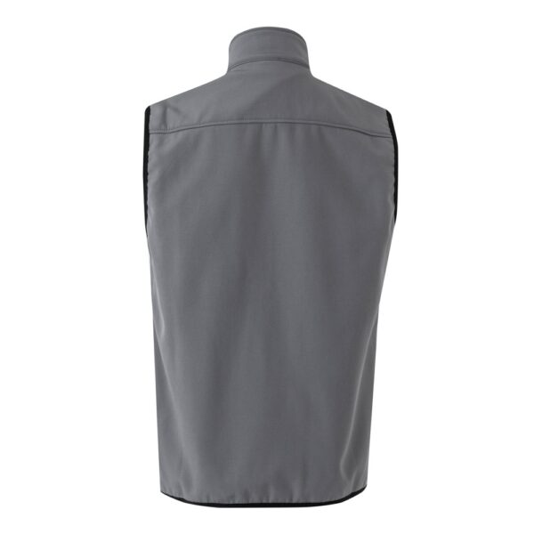 VL VARUNA. Soft shell vest (280g/m²), with polar lining, in polyester (94%) and elastane (6%)