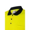 VL FORTUNA. Bird-eye polo shirt (140g/m²) with short sleeves, in polyester (100%)