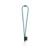75089. SET Lanyard TUBE Long (Ø 7 mm) with D-shape carabiner 55 mm and safety lock Ø 7 mm