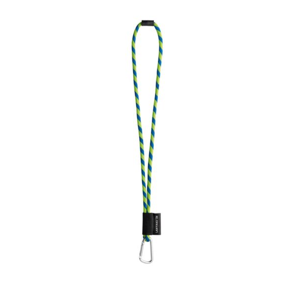 75089. SET Lanyard TUBE Long (Ø 7 mm) with D-shape carabiner 55 mm and safety lock Ø 7 mm