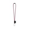 75089. SET Lanyard TUBE Long (Ø 7 mm) with D-shape carabiner 55 mm and safety lock Ø 7 mm