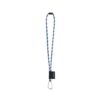 75089. SET Lanyard TUBE Long (Ø 7 mm) with D-shape carabiner 55 mm and safety lock Ø 7 mm