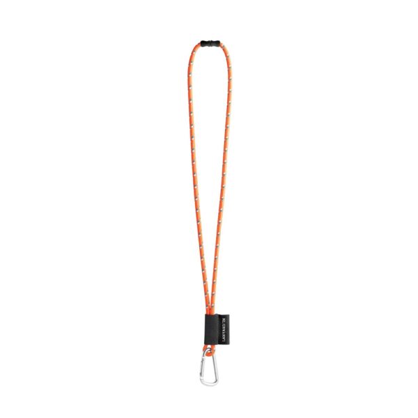75091. SET Lanyard NAUTIC Long (Ø 7 mm) with D-shape carabiner 55 mm and safety lock Ø 7 mm