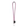 SET Lanyard TUBE Long (Ø 7 mm) with D-shape carabiner 55 mm and safety lock Ø 7 mm
