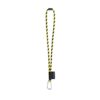 SET Lanyard TUBE Long (Ø 7 mm) with D-shape carabiner 55 mm and safety lock Ø 7 mm