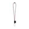 SET Lanyard TUBE Long (Ø 7 mm) with D-shape carabiner 55 mm and safety lock Ø 7 mm