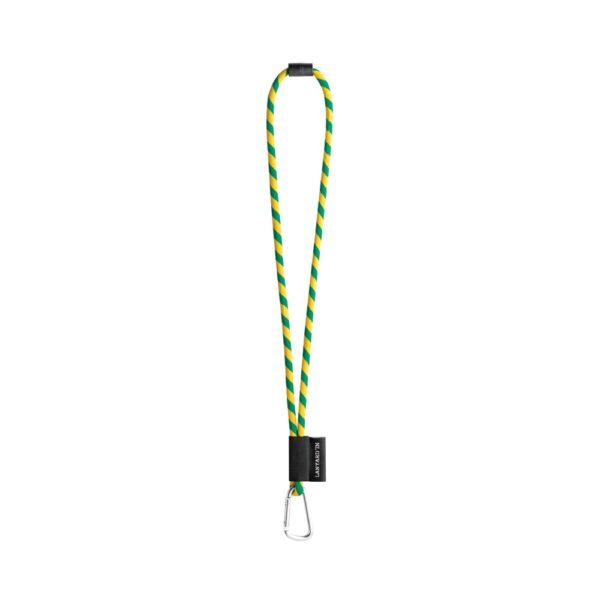 SET Lanyard TUBE Long (Ø 7 mm) with D-shape carabiner 55 mm and safety lock Ø 7 mm