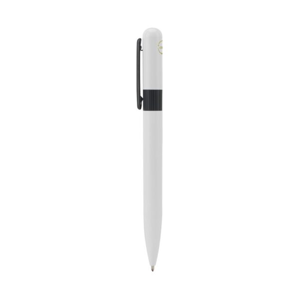 ELSIE ROUND. Metal ballpoint (60% recycled) with rounded design