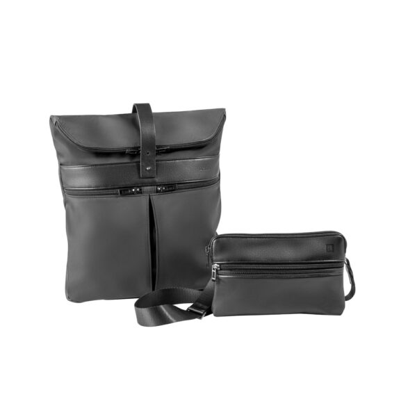 92146_103 ROVER BACKPACK. Microfibre and PU backpack