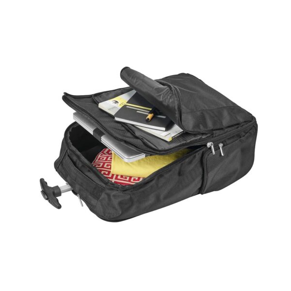 AVENIR. 17" Laptop trolley backpack in 1680D and 300D polyester