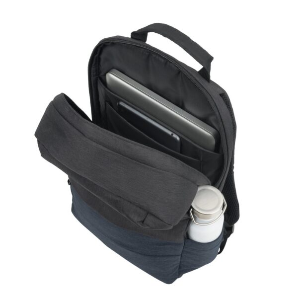 GENOA BPACK. Anti-theft backpack in 600D high-density recycled polyester