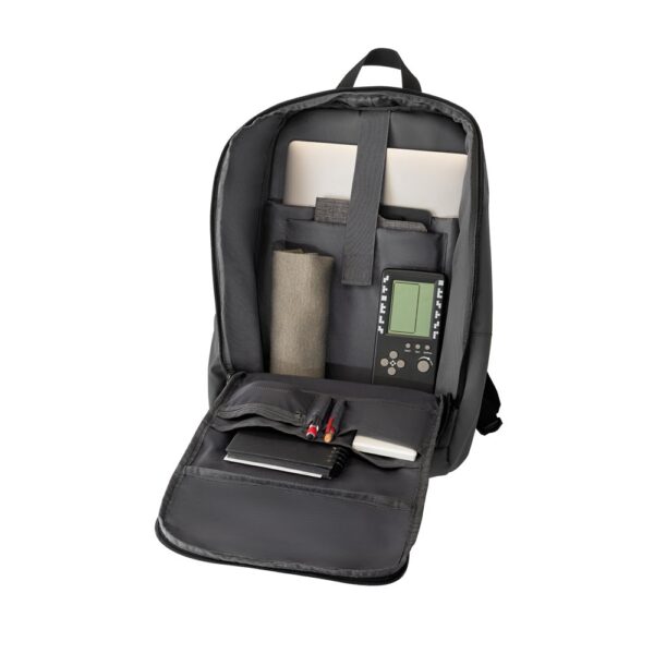 92193_103-d TOULON. 600D recycled polyester high-density water-resistant notebook backpack 16"
