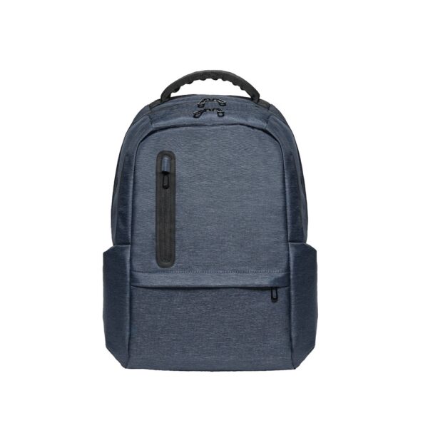92195_104-a RE-BOSTON. Water-resistant 2Tone recycled nylon laptop backpack with 210D compartment