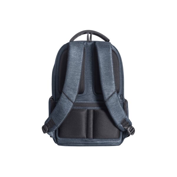92195_104-b RE-BOSTON. Water-resistant 2Tone recycled nylon laptop backpack with 210D compartment