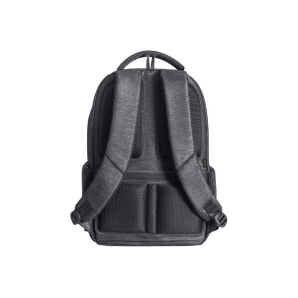 92195_133-b RE-BOSTON. Water-resistant 2Tone recycled nylon laptop backpack with 210D compartment