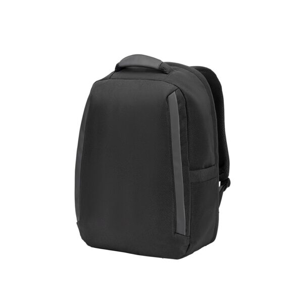 92393_103 YANGON BPACK. Anti-theft backpack, in twill with water-repellent coating and high-density 600D recycled polyester, for 17'3" laptop