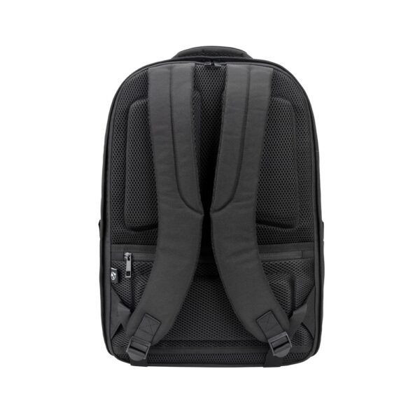 92393_103-b YANGON BPACK. Anti-theft backpack, in twill with water-repellent coating and high-density 600D recycled polyester, for 17'3" laptop