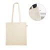 92528_set LEON. 100% organic cotton bag (140 g/m²)