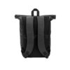 92571_103-b OSASCO BPACK. Roll top backpack with a zip system design that allows the top to be rolled up to fit the volume of the backpack, made from 600D recycled polyester