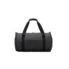 OSASCO SPORT. Cylindrical sports bag in high-density 600D recycled polyester with side compartment for shoes