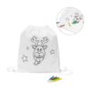 92621_set GLENCOE. Children's colouring drawstring bag