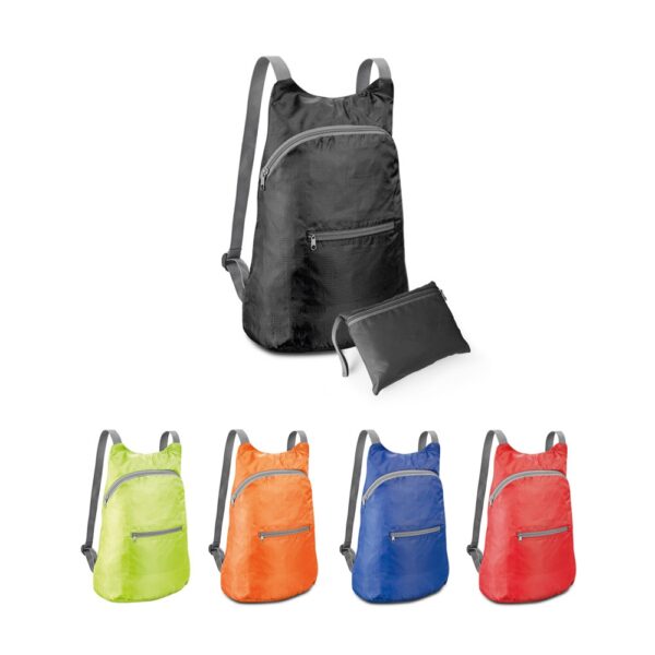 BARCELONA. 210D ripstop polyester foldable backpack