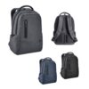 BOSTON. 17" Waterproof 2 Tone Nylon laptop backpack