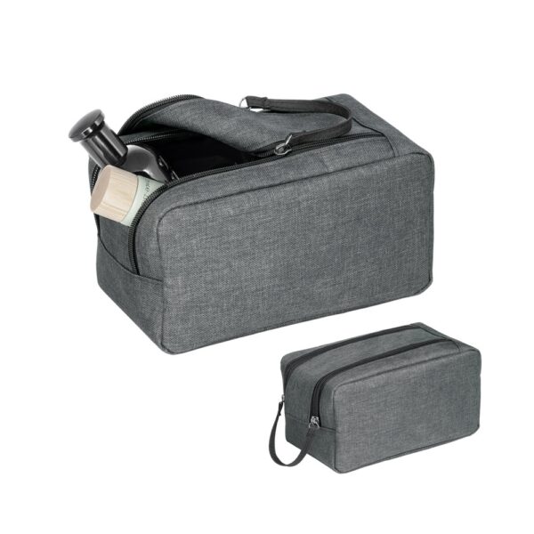 WAYNE. Toiletry bag in high density 600D with handle