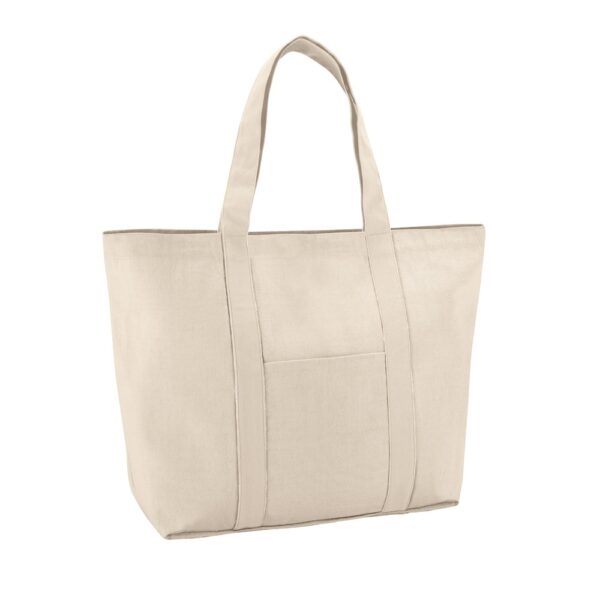 VILLE. 100% cotton canvas bag with front and inside pocket (280 g/m²)