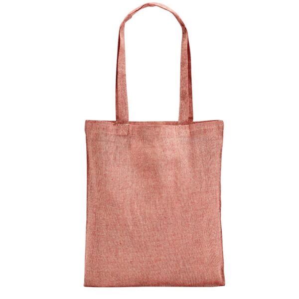RYNEK. Recycled cotton bag (70%) and polyester (30% rPET) (140 g/m²)