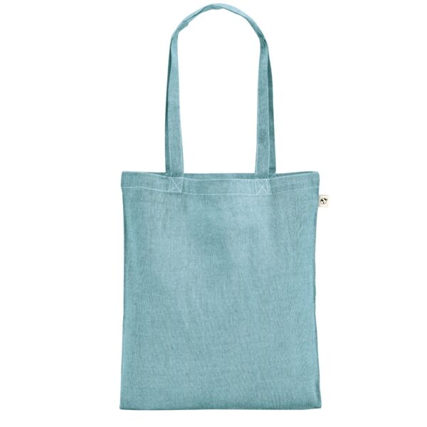 RYNEK. Recycled cotton bag (70%) and polyester (30% rPET) (140 g/m²)