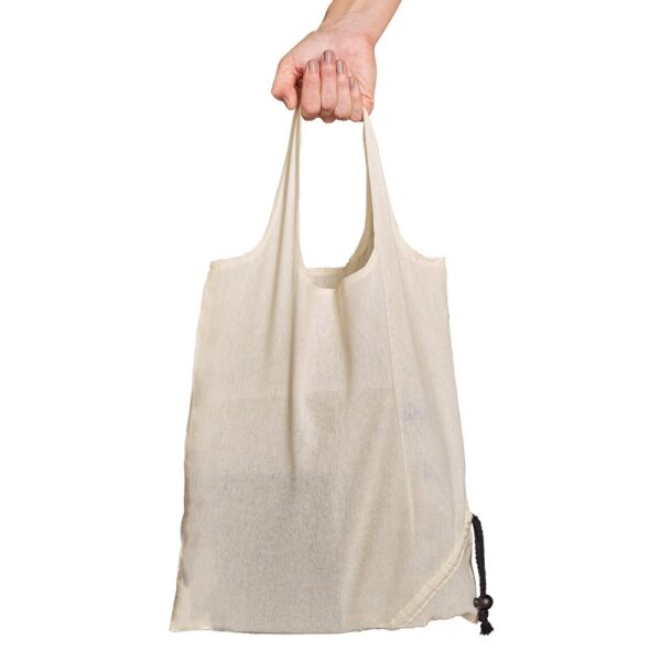 ORLEANS. 100% cotton foldable bag (100 g/m²)