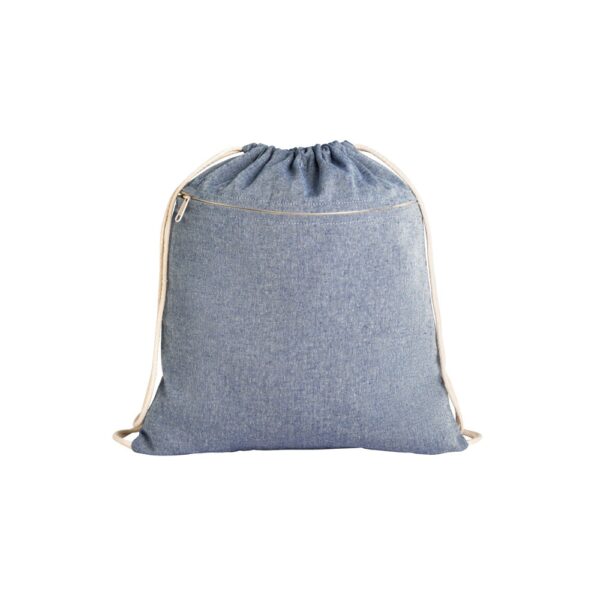 92928_104-a CHANCERY. Drawstring bag in recycled cotton (70%), polyester (30% rPET) (140 g/m²)