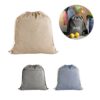 92928_set CHANCERY. Drawstring bag in recycled cotton (70%), polyester (30% rPET) (140 g/m²)