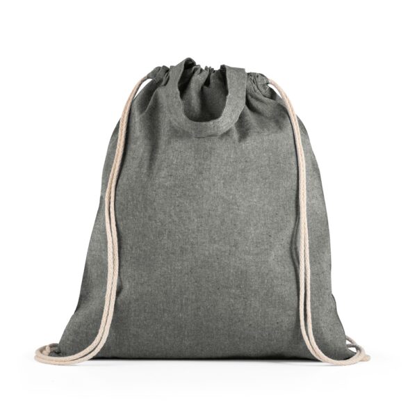 92936_103 RISSANI. Drawstring bag with recycled cotton (70%) and polyester (30% rPET) (140 g/m²)