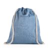 92936_104 RISSANI. Drawstring bag with recycled cotton (70%) and polyester (30% rPET) (140 g/m²)