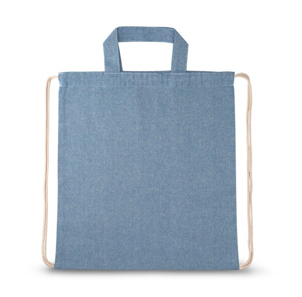 92936_104-a RISSANI. Drawstring bag with recycled cotton (70%) and polyester (30% rPET) (140 g/m²)
