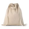 92936_160 RISSANI. Drawstring bag with recycled cotton (70%) and polyester (30% rPET) (140 g/m²)