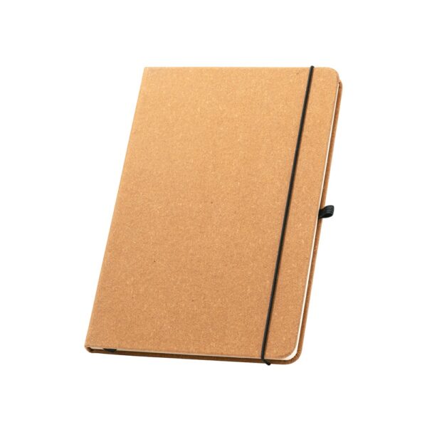 MATISSE. A5 notebook with rigid cover in leather (70% recycled) with lined sheets