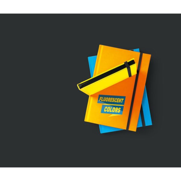 93269_amb WATTERS. A5 notebook in fluorescent PU with lined pages