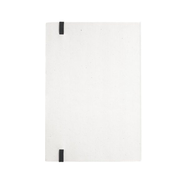 MILKY. A5 notebook with rigid cover in 100% recycled paper