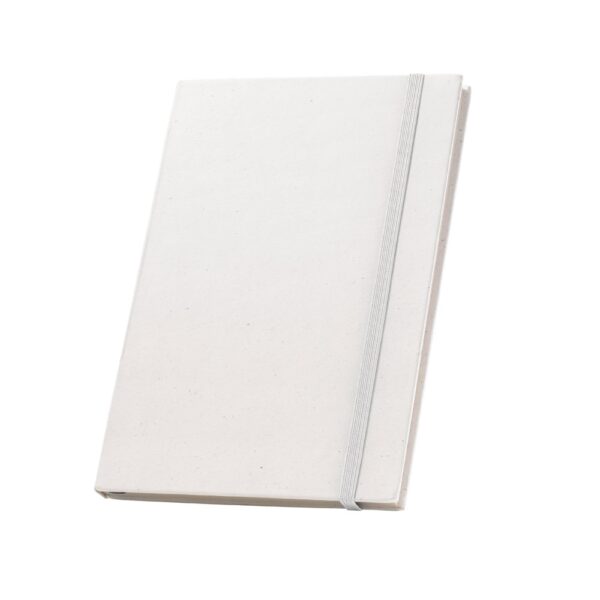 MILKY. A5 notebook with rigid cover in 100% recycled paper