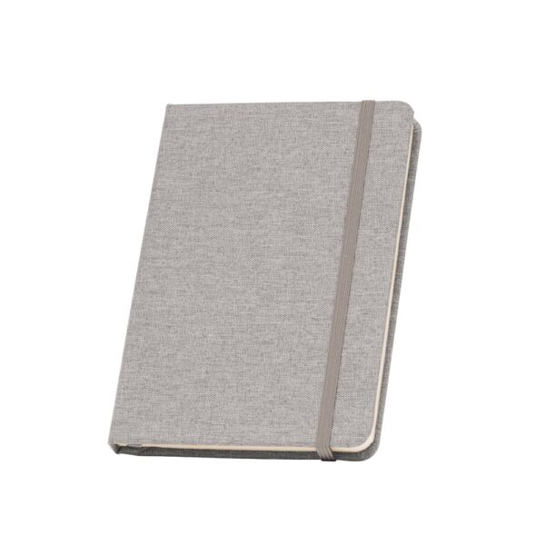 BOYD. A5 notebook in recycled polyester (100% rPET) with lined sheets