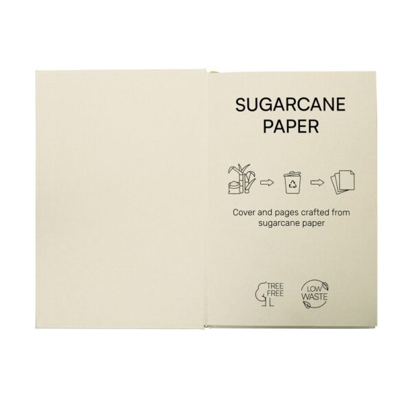 DICKINSON. A5 hardcover notebook made of sugar cane paper (80% sugar cane) with lined pages
